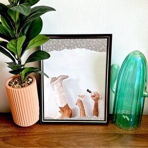 Bottoms Up Cowgirl Wine Country Texas Canvas Art Print Western Framed Wall Art